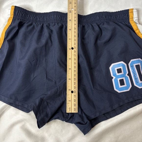 Victoria's Secret PINK Womens XS Athletic Running Jogging Gym Shorts Blue Yellow - Picture 8 of 11